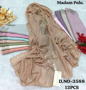 Pañuelo de Encaje Floral de Algodón y Chifón para Mujer, Tela Suave, Transpirable y Amigable con la Piel para Uso Diario en Exteriores en Invierno - Product Image 6