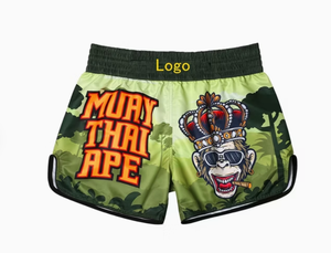 Shorts de MMA para Niñas, Ropa Deportiva de Alta Elasticidad para Entrenamiento en Gimnasio y Deportes - Product Image 1