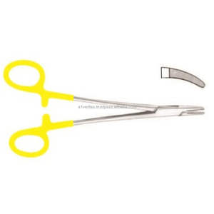 Porte-aiguilles Mayo-Hegar A-1 VERITAS T/c à pointe droite et courbée, réutilisables, instruments chirurgicaux pour sutures |   Kit d'instruments médicaux - Product Image 5