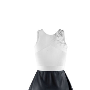 Conjunto Deportivo Resistente Solid Trader con Protección Solar y Comodidad Elástica, Uniforme de Tenis para Mujer - Product Image 6