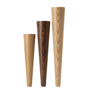 Patas de Muebles de Madera Maciza Natural, Patas Modernas de Madera Dura para Sofá, Sillón, Gabinete y Mesa de Centro - Product Image 2