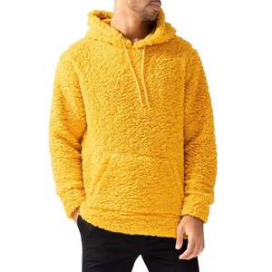 Unisex Custom Designed Oversized Sherpa Fleece Pullover Hoodie Streetwear Winter Plus Size for Men Women Plain Logo Pattern - Product Image 6