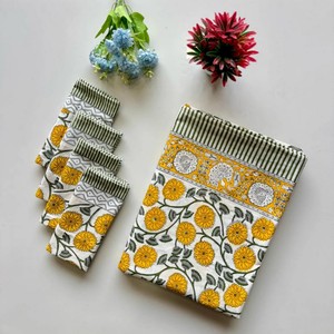 Ensemble de serviettes en coton carrées imprimées, 10 pièces, 10x10 pouces, design floral bohème, fait main, lavable en machine, décoration de table de mariage - Product Image 4