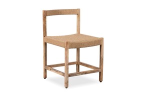 Silla de Comedor de Madera de Teca Sólida de Calidad de Exportación con Detalles de Ratán, Silla de Madera para Proyectos Comerciales y Residenciales - Product Image 4