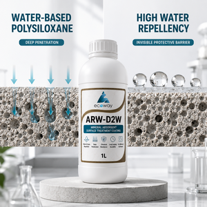 Revêtement imperméabilisant à base d'eau ECOWAY ARW-D2W, 1L, pour béton, marbre, pierre, surfaces minérales poreuses - Product Image 3