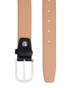 Ceinture habillée élégante pour homme OEM 2026, en cuir véritable de haute qualité, avec boucle ardillon personnalisable, pour jeans et tenues formelles, vente en gros sur mesure - Product Image 3