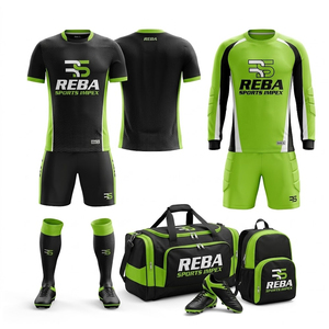 Premium Custom Soccer Uniform Set Jersey Shorts <b>Socks</b> Breathable Fabric Team <b>Training</b> Kit Professional Quality - Product Image 4