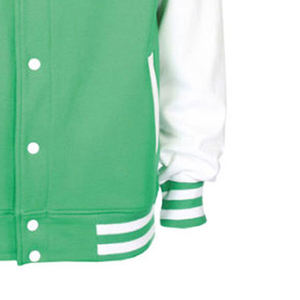 Veste de baseball bicolore pour homme avec manches et style universitaire personnalisé - Product Image 6