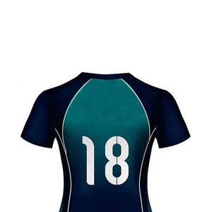 Ensemble d'uniformes de volley-ball d'été personnalisés unisexes pour adultes, sublimés, 100 % polyester, maillot respirant en maille, short à taille élastique, col en V - Product Image 5