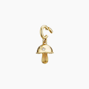 สร้อยคอจี้เพชรรูปเห็ดพร้อมคลิปหนีบกระดาษ - Product Image 3