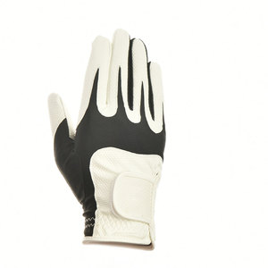 Gant de golf haut de gamme pour hommes en blanc classique, conçu avec expertise en cuir de haute qualité pour un confort et une adhérence optimaux - Product Image 1