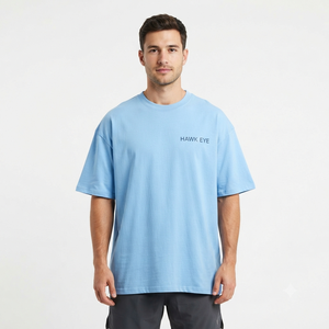 เสื้อยืดออกกำลังกายผู้ชาย HAWK EYE SPORTS ผ้าโพลีเอสเตอร์ ซับเหงื่อ แห้งเร็ว สำหรับเล่นกีฬา ขายส่ง - Product Image 5