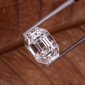 Diamants CVD cultivés en laboratoire, taille émeraude, certifiés IGI, uniques, de 1 à 3 carats, provenant de mines anciennes, pour la fabrication de bijoux (bagues, boucles d'oreilles, pendentifs) - Product Image 4