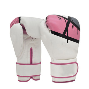 Gants de boxe de haute qualité, professionnels, Muay Thai, 14/oz, cuir de vachette, logo personnalisé, fournisseur de gants de boxe - Product Image 1