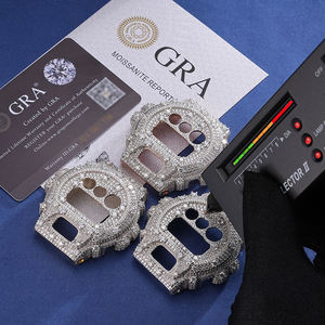 DW6900 Custom Bling Iced Out <b>Watch</b> Heavy Metal <b>Case</b> Hip Hop Streetwear Diamond Style Statement <b>Watch</b> for GSHOK <b>WATCH</b> Men - Product Image 1