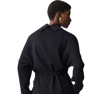 Sudadera Extra Grande de Invierno para Mujer, con Cordones Ajustables en la Cintura, Logotipo Personalizado en la Parte Delantera, Calidad Premium, Ecológica, 100% Algodón - Product Image 2