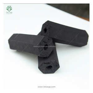 Charbon hexagonal de haute qualité fabriqué à la machine BBQ Briquette de bois dur Mangrove Charcoal Vente directe du fabricant du Vietnam - Product Image 1