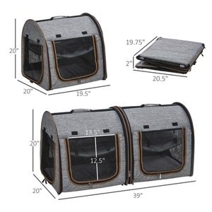 Zaino Trasportino Lusso Casual per Gatti, Borsa da Viaggio Portatile con Chiusura a Cerniera e Fantasia Animale per Proprietari di Gatti in Movimento - Product Image 4