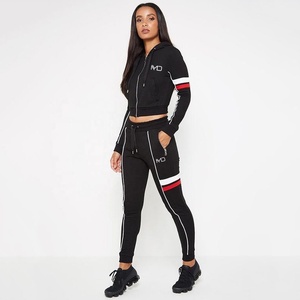 Womens Sweat Pants Jogger With Hoodie <b>Set</b> Tracksuit 2026 High Quality Lightweight Print Gym Wear Womens - Product Image 4