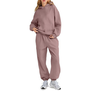 Chándal Deportivo Transpirable de Invierno para Mujer, Estilo Vintage, con Cierre de Cordón, Color Liso, Talla Grande para Damas Adultas - Product Image 5