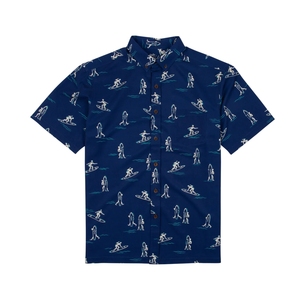 Chemise imprimée tendance pour homme, look décontracté moderne, tenue élégante - Product Image 1