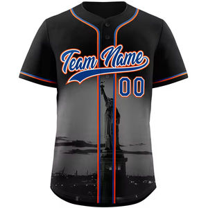 Camisetas de Béisbol Urbanas para Hombre, Transpirables, Tallas Grandes, Estampadas y Personalizadas, Cuello en V - Product Image 6