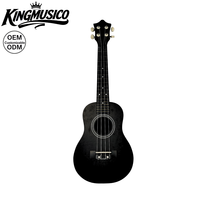 OEM Factory Beginners Ukulele Set Strong Wind Soprano with Bag Straps Basswood 21 Inch Size Maple Side Material