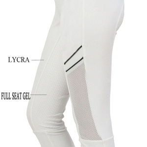 กางเกงขี่ม้าผู้หญิงคุณภาพสูง ผลิตจากผ้าสแปนเด็กซ์/โพลีเอสเตอร์/ไนลอน พร้อมแถบกันลื่น ขายส่ง ปรับแต่งสีและโลโก้ได้ - Product Image 6