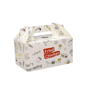 Cajas de Papel para Comida para Llevar EcoRev, Diseño Personalizado para Papas Fritas, Alitas de Pollo y Comida Rápida - Product Image 3