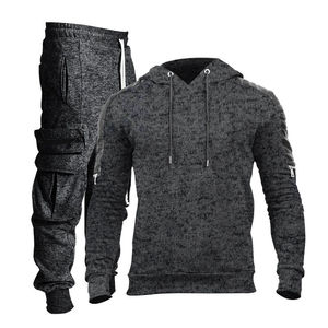 Survêtements de sport à capuche épais, design personnalisé, logo OEM ODM, haute qualité, pour l'hiver, mode jogging - Product Image 4