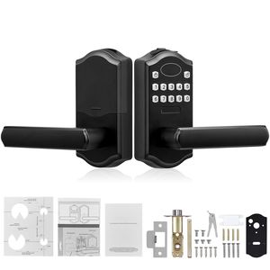 Serratura Elettronica per Porta con Accesso Senza Chiave e Connessione WiFi, Sblocco Automatico con Tastierino e Password, Sistema di Chiusura Automatica - Product Image 1