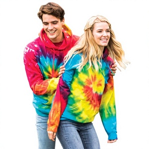 Sweat-shirt de qualité supérieure pour homme, style tie-dye, manches longues, streetwear, avec design et taille personnalisés. - Product Image 5