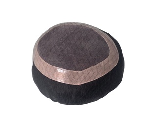 Human Hair Mono Base Toupee Bonnet <b>Wig</b> <b>for</b> <b>Men</b> with Bangladesh Hair Patches and Taz Hair - Product Image 6