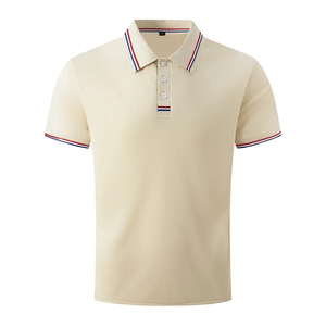Polo pour homme à séchage rapide, couleur unie, col élastique, manches courtes, t-shirt de sport pour une tenue active - Product Image 4