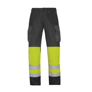 Pantalon de travail haute visibilité respirant et confortable de qualité supérieure en tissu polyester-coton, couleur et logo personnalisables - Product Image 4
