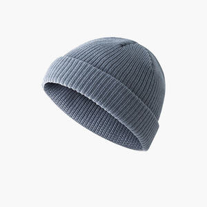 Bonnet en tricot côtelé personnalisé avec logo pour marques de mode américaines – Vente en gros, faible MOQ - Product Image 1