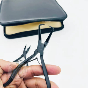 2026 High Quality Stainless Steel Hair Extension Tools Kit Custom Logo Hair Extension <b>Pliers</b> <b>Set</b> Silver Color - Product Image 6