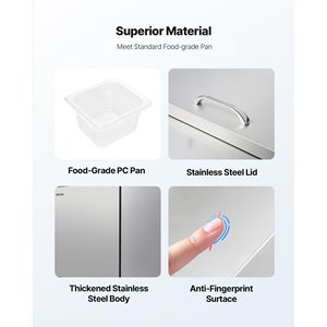 72\" Commercial Kitchen Refrigerator 18.7 Cu. Ft Sandwich Prep Refrigerated <b>Table</b> Mega Top Food Prep <b>Fridge</b> for 30 Pans Cutting - Product Image 4