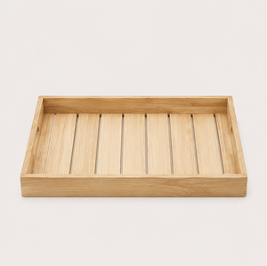 Premium Natural Bamboo Serving <b>Tray</b> With Built-in Handles Eco-Friendly Rectangular Wooden <b>Tray</b> <b>for</b> Breakfast <b>Bed</b> Coffee <b>Table</b> - Product Image 3