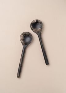 2-Piece <b>Salad</b> Serving Set Multi Color Hand Poured Resin <b>Salad</b> Spoon Fork Kitchen Utensils Decorative Premium Resin <b>Salad</b> <b>Server</b> - Product Image 4