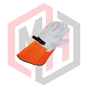 Guantes de Trabajo de Cuero Vacuno para Soldadura TIG/MIG, Guantes de Seguridad para Soldadura, Guantes de Cuero para Trabajo Eléctrico - Product Image 2