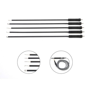 Électrode monopolaire en L de 5 mm en acier, réutilisable, pour instrument chirurgical, certifiée CE Classe II, à commande manuelle - Product Image 3