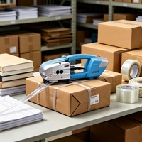 Machine à cerclage électrique 14,4 V 4,0 Ah, outil de cerclage portatif pour cartons et palettes
