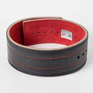 Cinturón de Levantamiento de Pesas de Cuero Vacuno, Resistente, Ajustable, Antideslizante, Ecológico y Transpirable para Entrenamiento con Pesas - Product Image 2