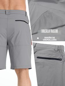 Pantalones cortos informales para hombre, listos para el verano, con tela duradera y elástica, material transpirable y estilo clásico - Product Image 5
