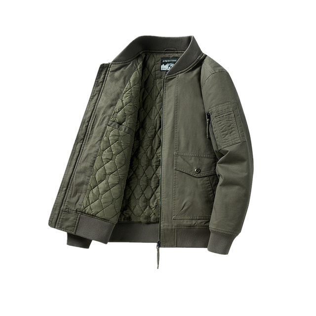Outfitize International Bulk Order Blank Bomber Jacket for Printing Custom Logo Plain Mens Flight Jacket Streetwear Apparel