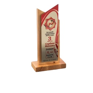 Vibrantes Trofeos, Medallas y Placas de Madera con Cristal Personalizados, Tecnología de Impresión UV Avanzada, para Logros Distinguidos - Product Image 2