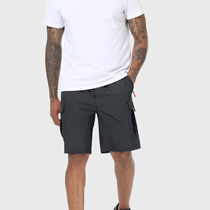 Shorts cargo pour hommes Royal Green, fermeture à cordon, service OEM, couleur personnalisée, vêtements décontractés d'extérieur, respirants - Product Image 2