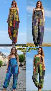 Nuevo Mono Bohemio de Algodón Transpirable y Ecológico para Mujer, Corte Regular, Largo hasta el Suelo, Estilo Casual Vintage Hippie para Festivales - Product Image 3