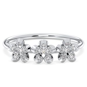 REYES Exclusive 925 Sterling Silver 14K Gold Plated Moissanite Engagement <b>Band</b> <b>Ring</b> For Women Wholesale Price Fine Jewelry - Product Image 1